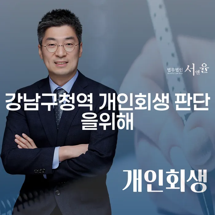 강남구청역 개인회생 판단을위해
