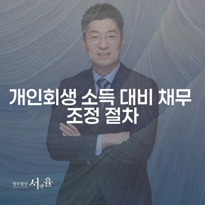 개인회생 소득 대비 채무 조정 절차란 무엇인가요?